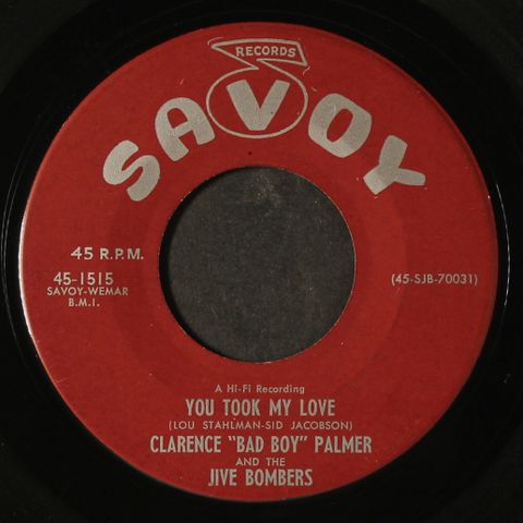 CLARENCE "BAD BOY" PALMER & JIVE BOMBERS