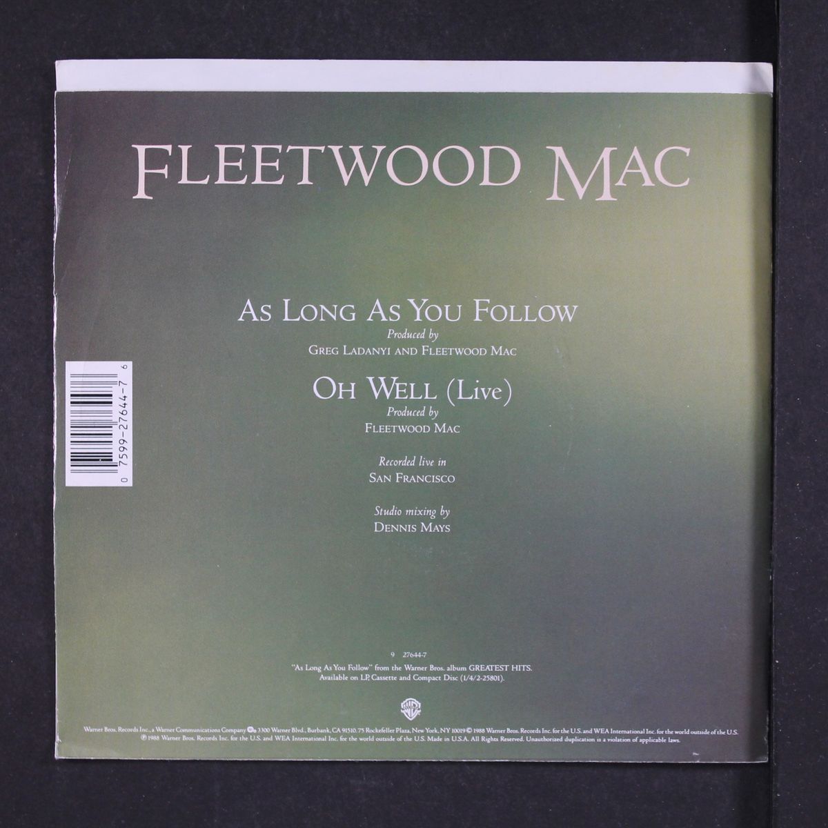 as long as you follow / same by FLEETWOOD MAC
