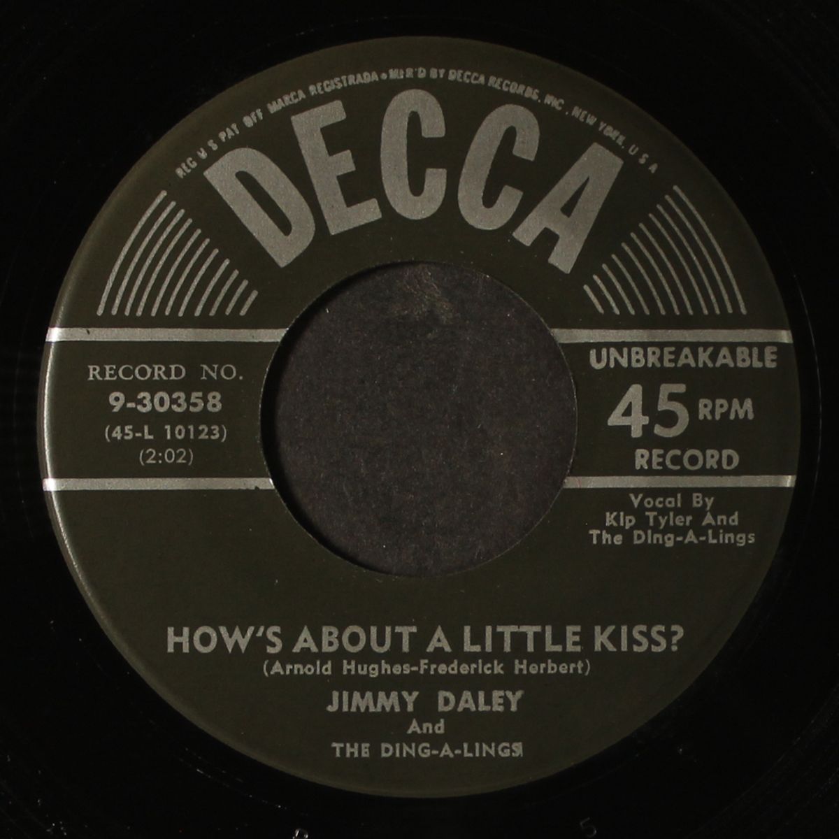 red lips and green eyes / how's about a little kiss by JIMMY DALEY