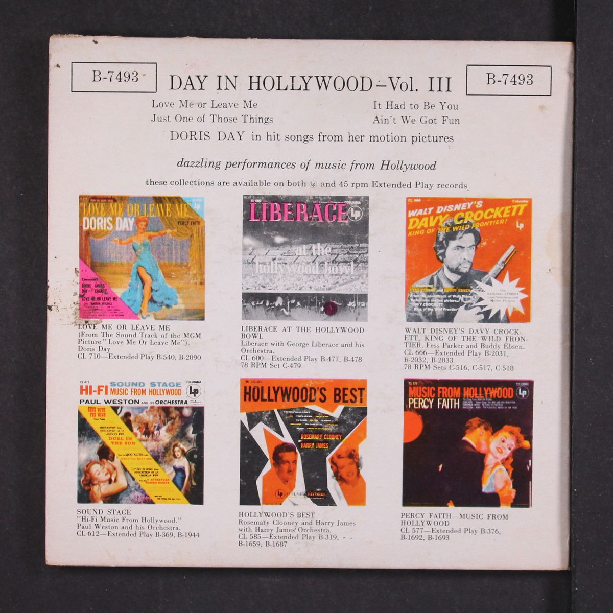 day in hollywood vol. 3 by DORIS DAY