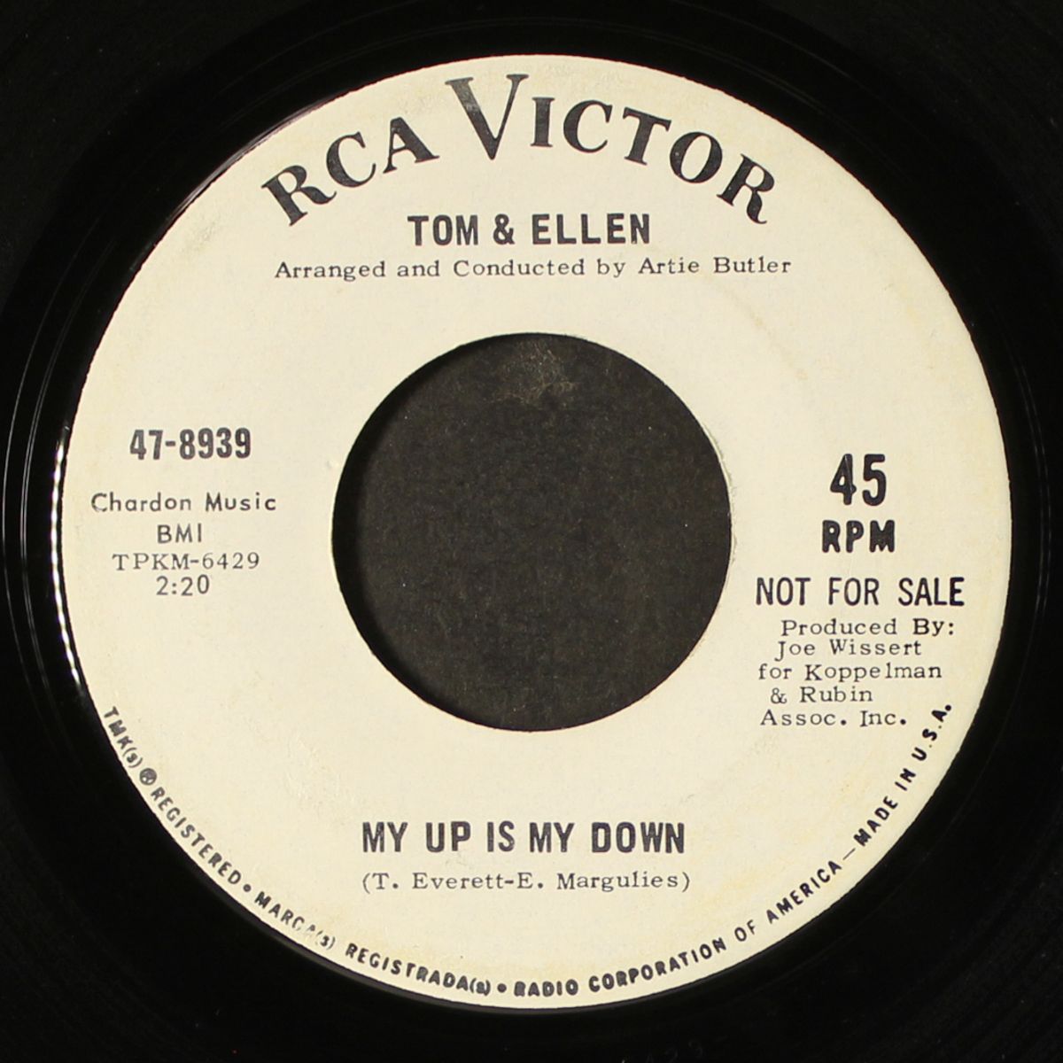 too many things / my up is my down by TOM & ELLEN