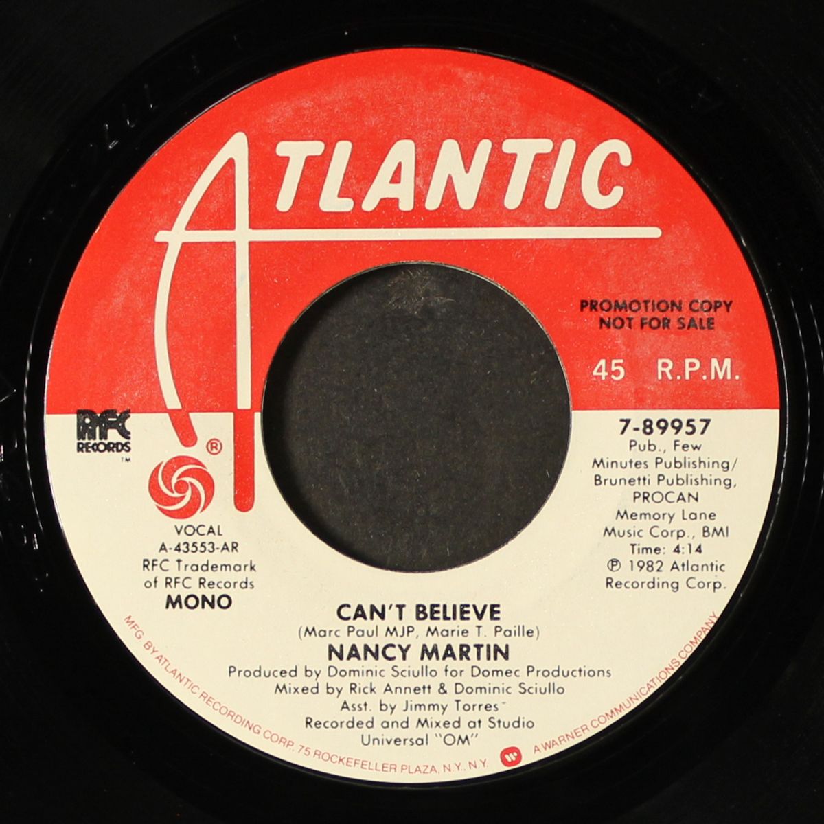can't believe / mono by NANCY MARTIN