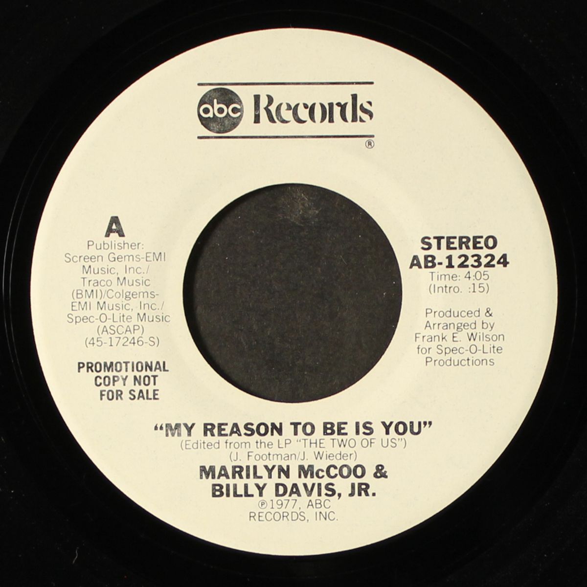my reason is to be with you / mono by MARILYN MCCOO & BILLY DAVIS JR.