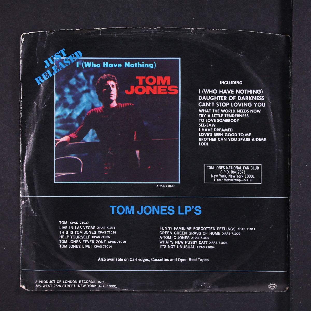 can't stop loving you by TOM JONES