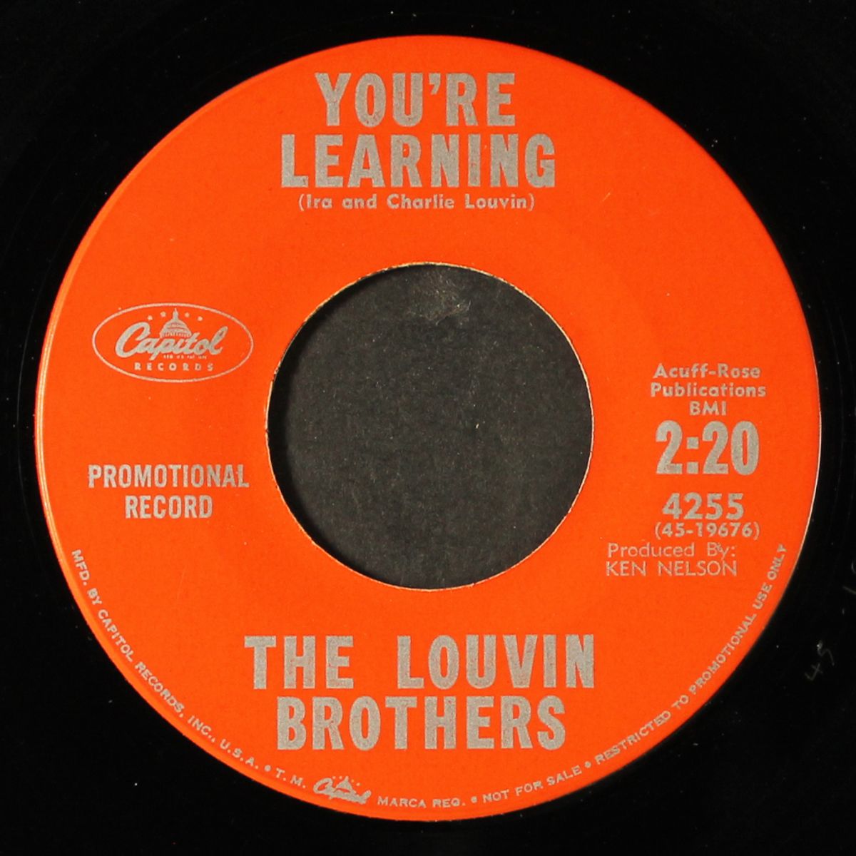 my curly headed baby / you're learning by LOUVIN BROTHERS