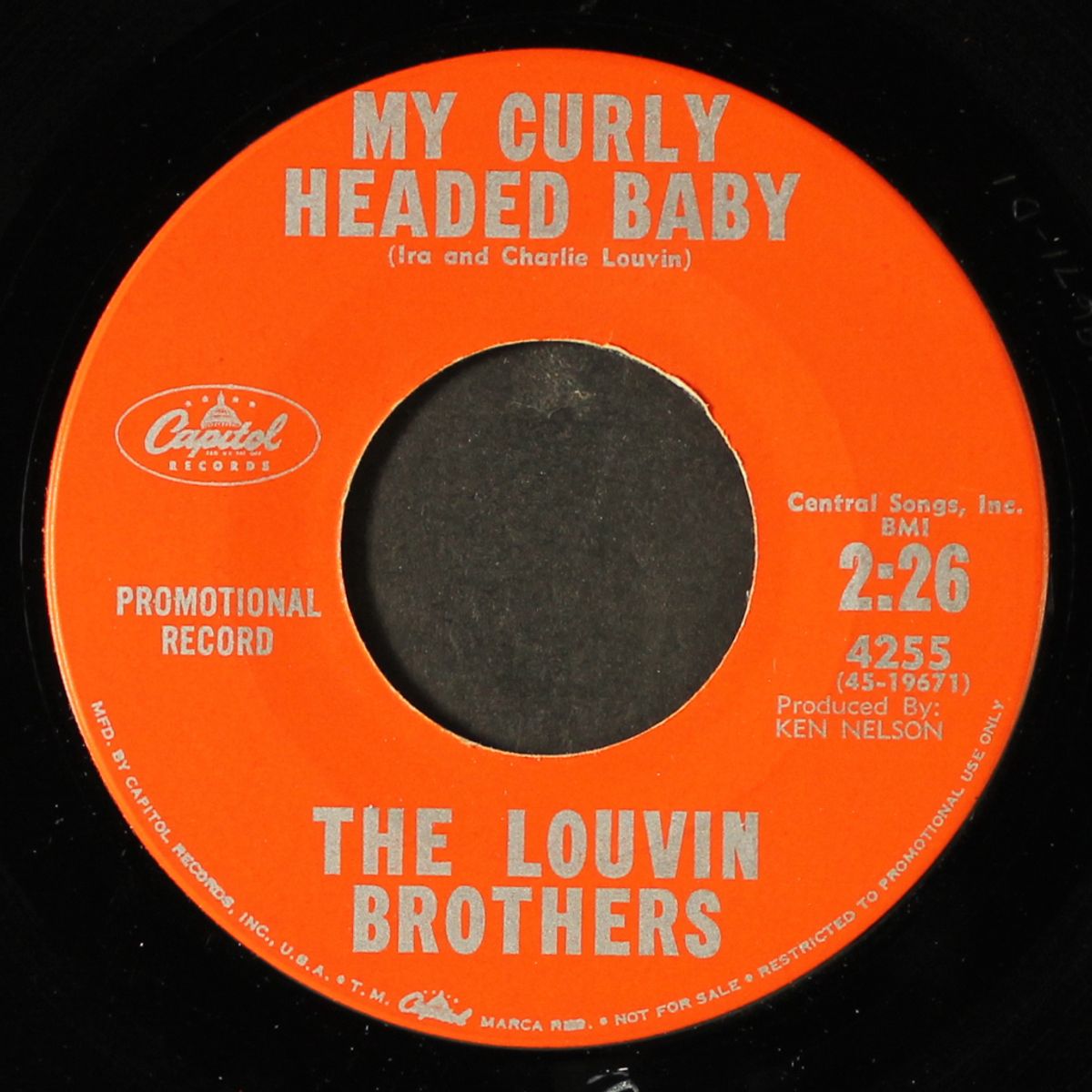 my curly headed baby / you're learning by LOUVIN BROTHERS