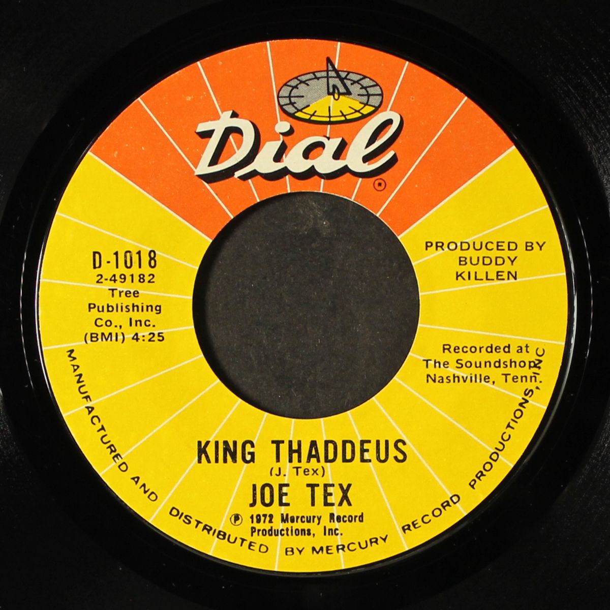 king thaddeus / rain go away by JOE TEX