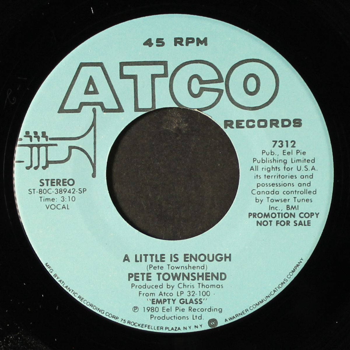 a little is enough / mono by PETE TOWNSHEND