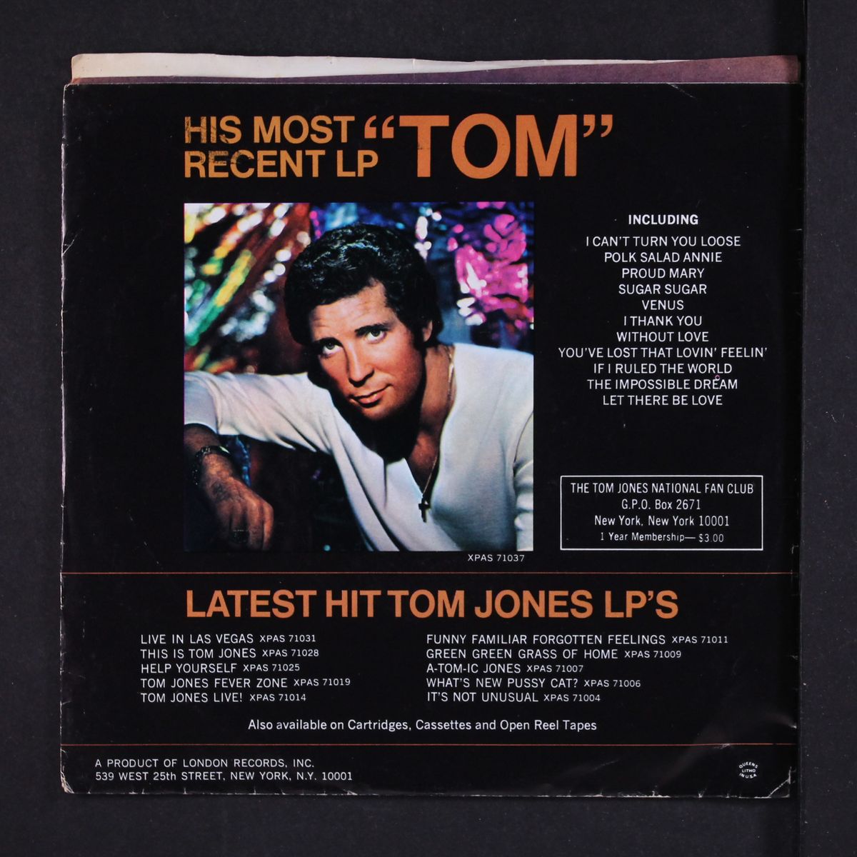 stop breaking my heart / i (who have nothing) by TOM JONES