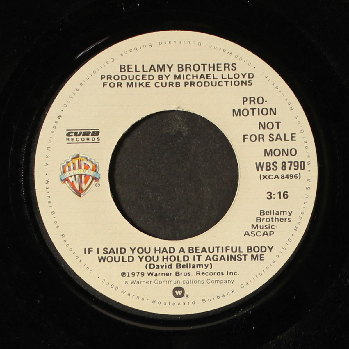 if i said you had a beautiful body / mono by BELLAMY BROTHERS