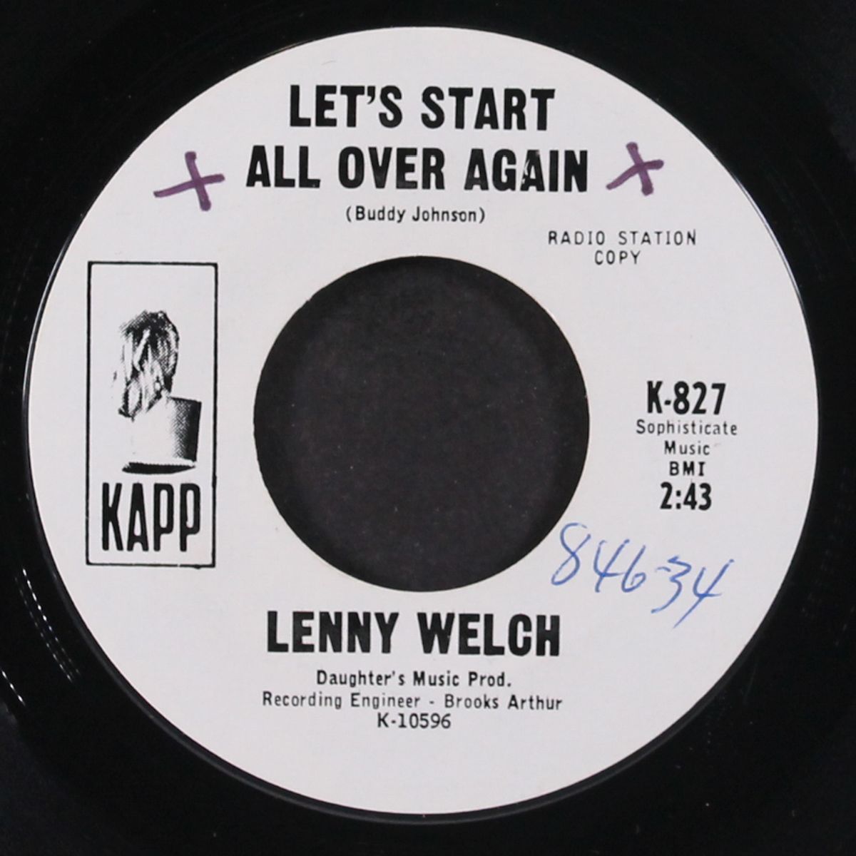love doesn't live here anymore by LENNY WELCH