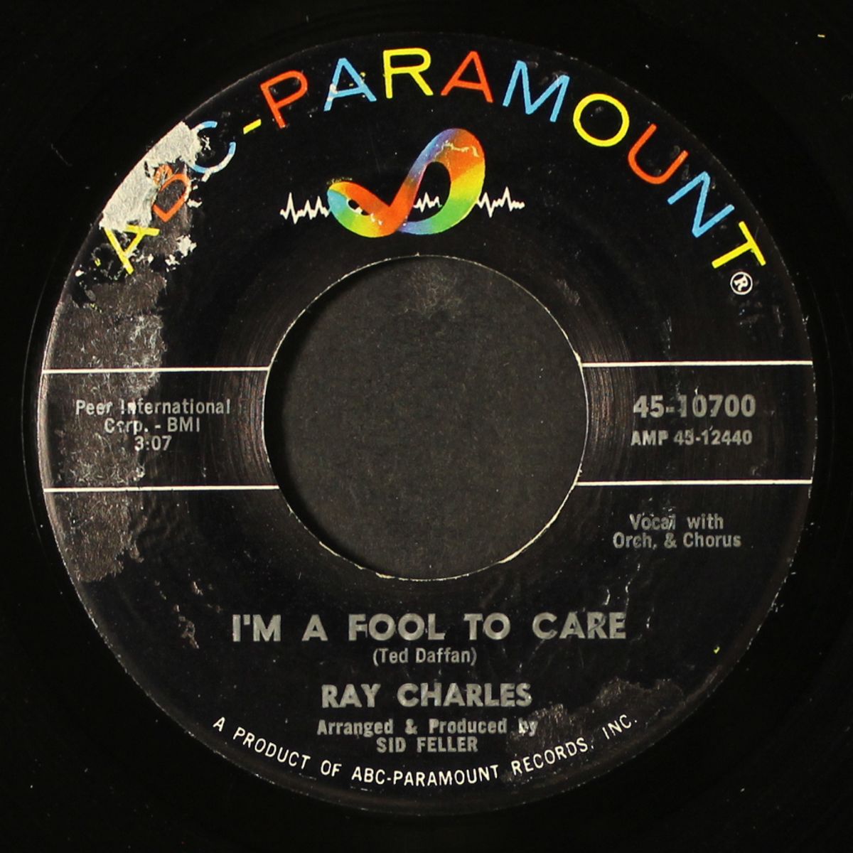 love's gonna live here / i'm a fool to care by RAY CHARLES