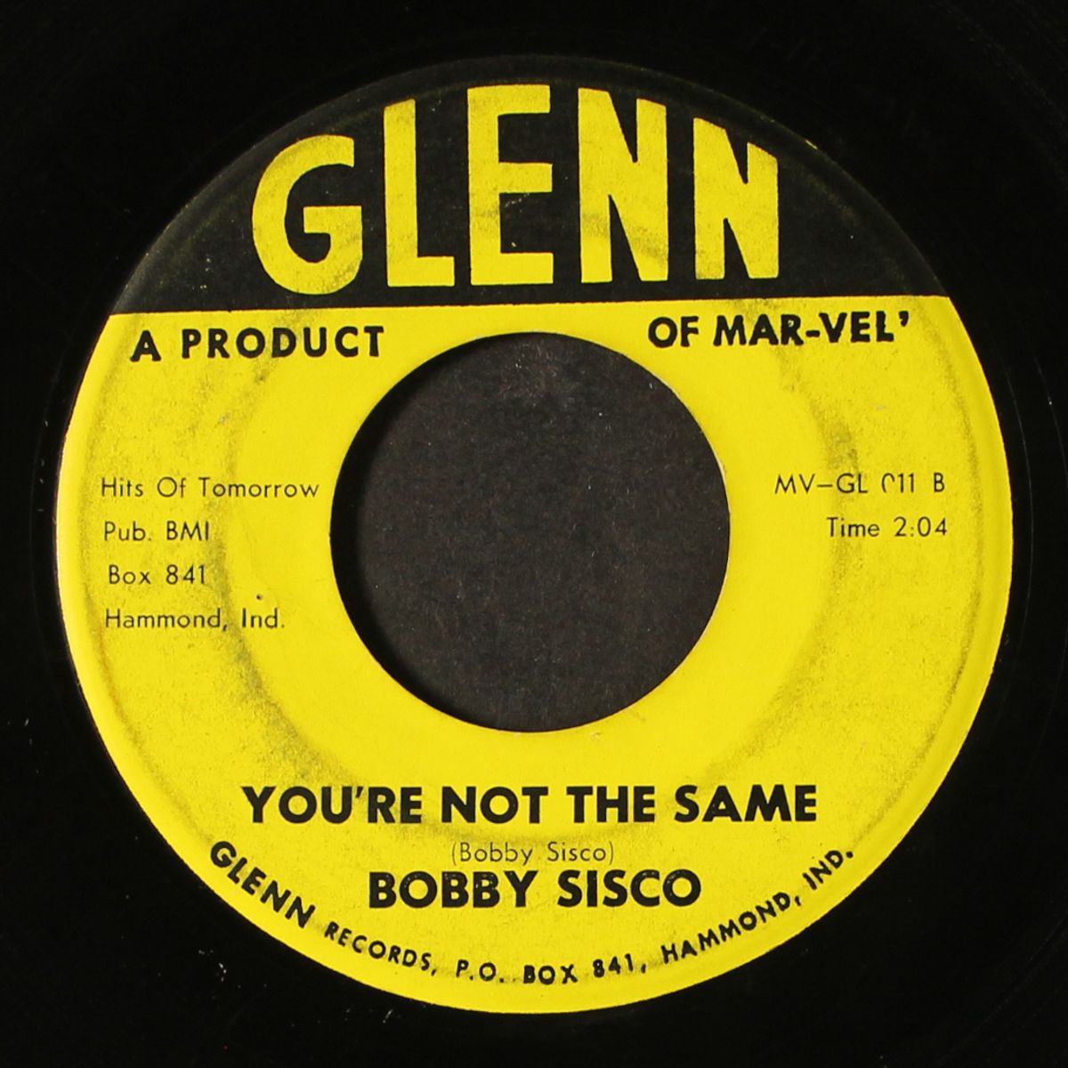 i'm sure / you're not the same by BOBBY SISCO