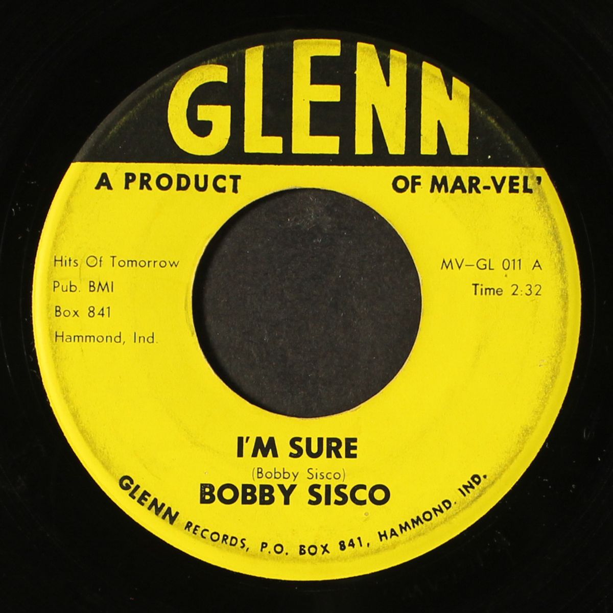 i'm sure / you're not the same by BOBBY SISCO