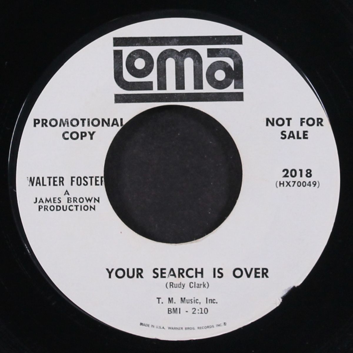 your search is over / waitin' by WALTER FOSTER