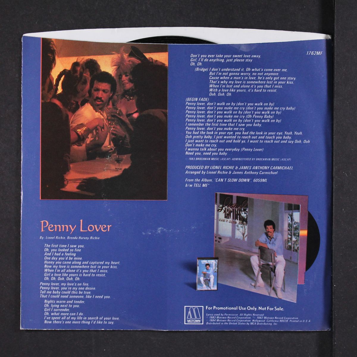 penny lover / tell me by LIONEL RICHIE