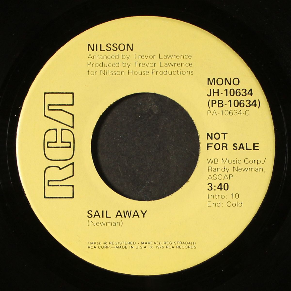 sail away / mono by NILSSON