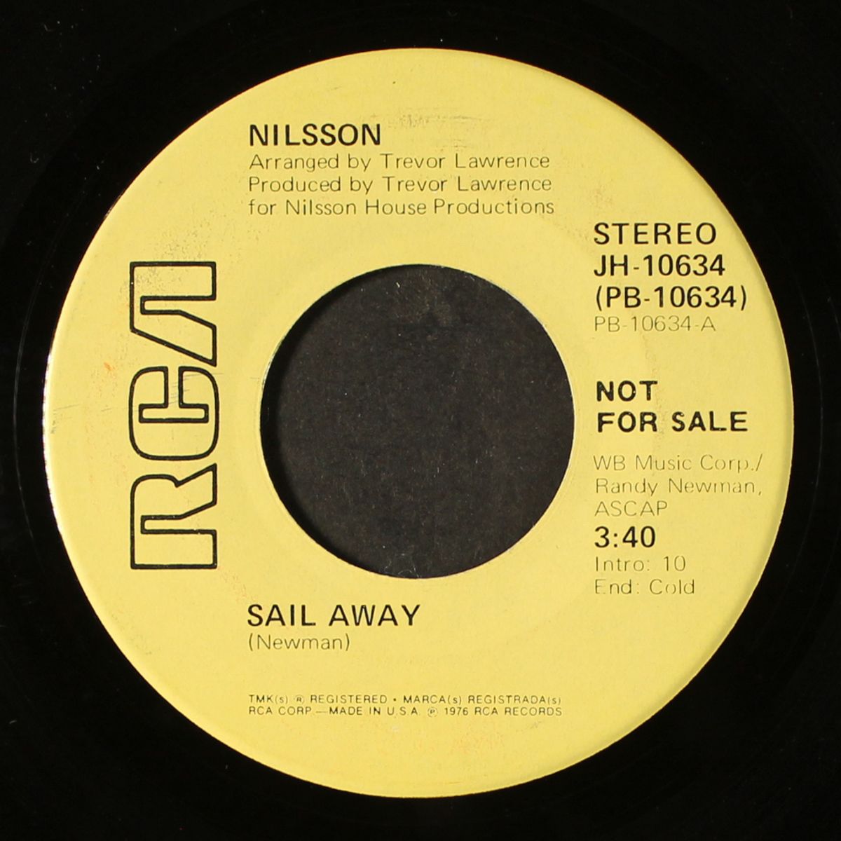 sail away / mono by NILSSON