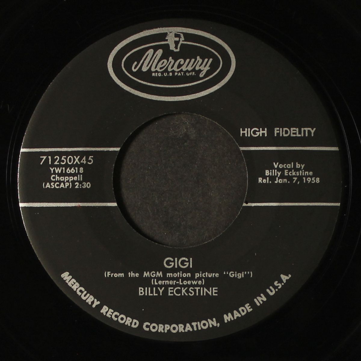 trust in me / gigi by BILLY ECKSTINE