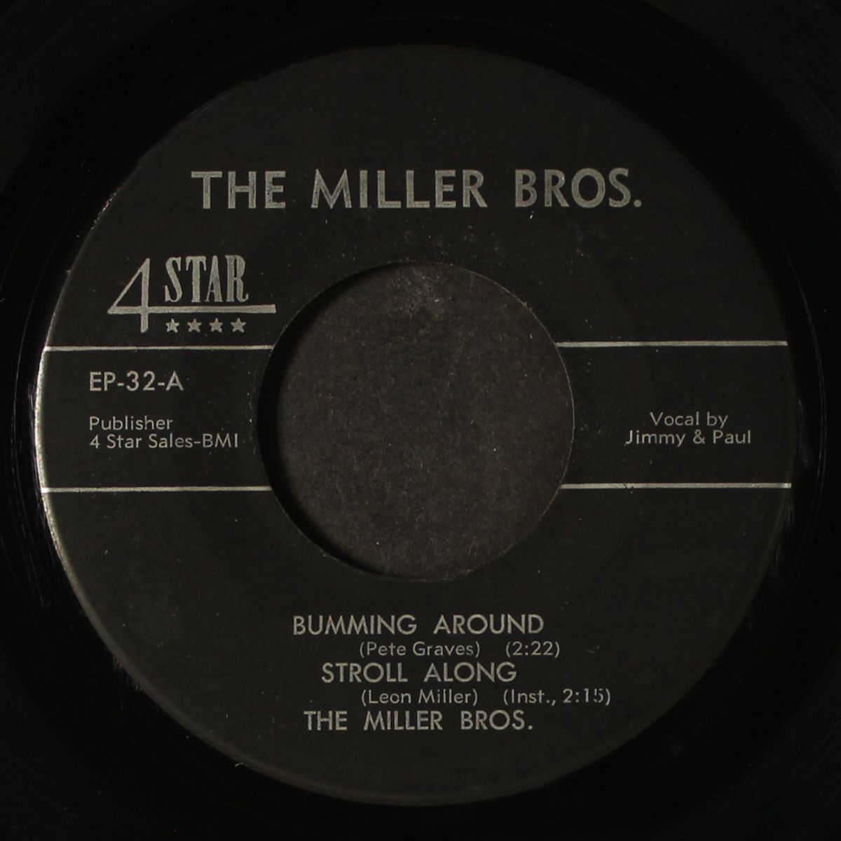 bumming around + 3 by MILLER BROTHERS