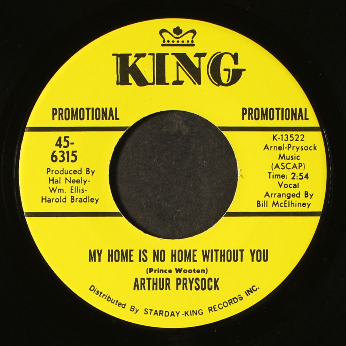my home is no home without you / lord is that me by ARTHUR PRYSOCK
