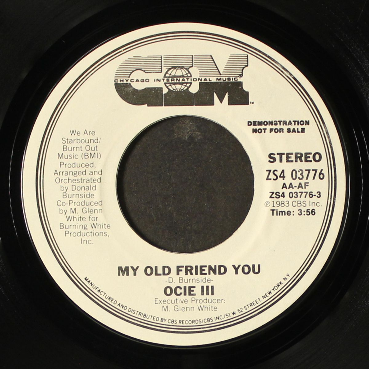 my old friend you / same by OCIE III