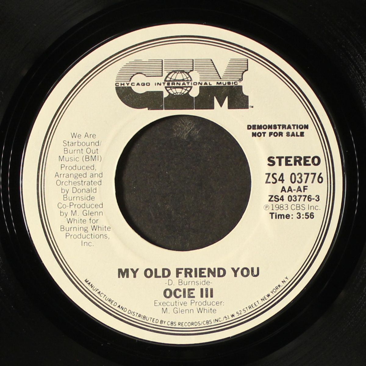 my old friend you / same by OCIE III