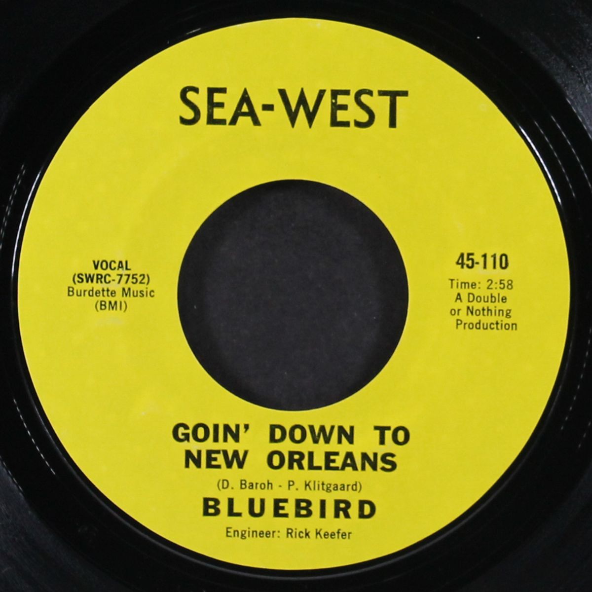 goin' down to new orleans / whatever happened to rock n' roll by BLUEBIRD