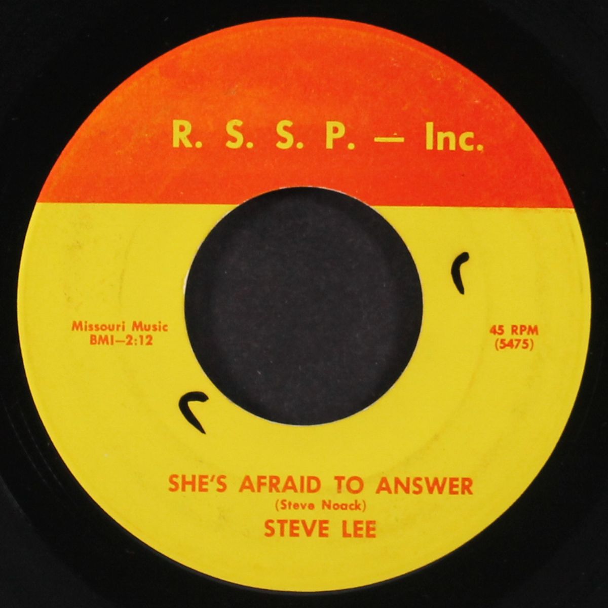 baby / she's afraid to answer by STEVE LEE