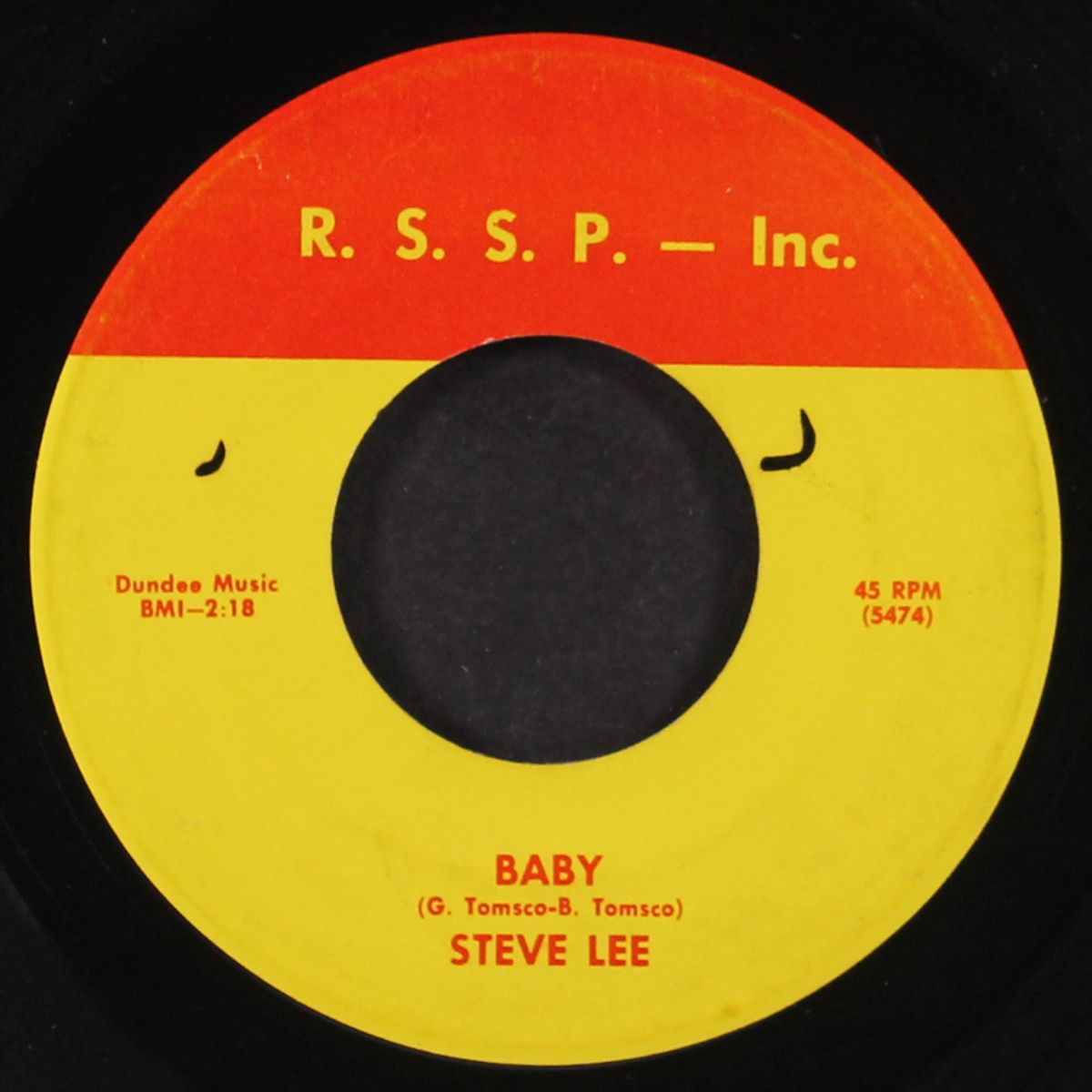 baby / she's afraid to answer by STEVE LEE