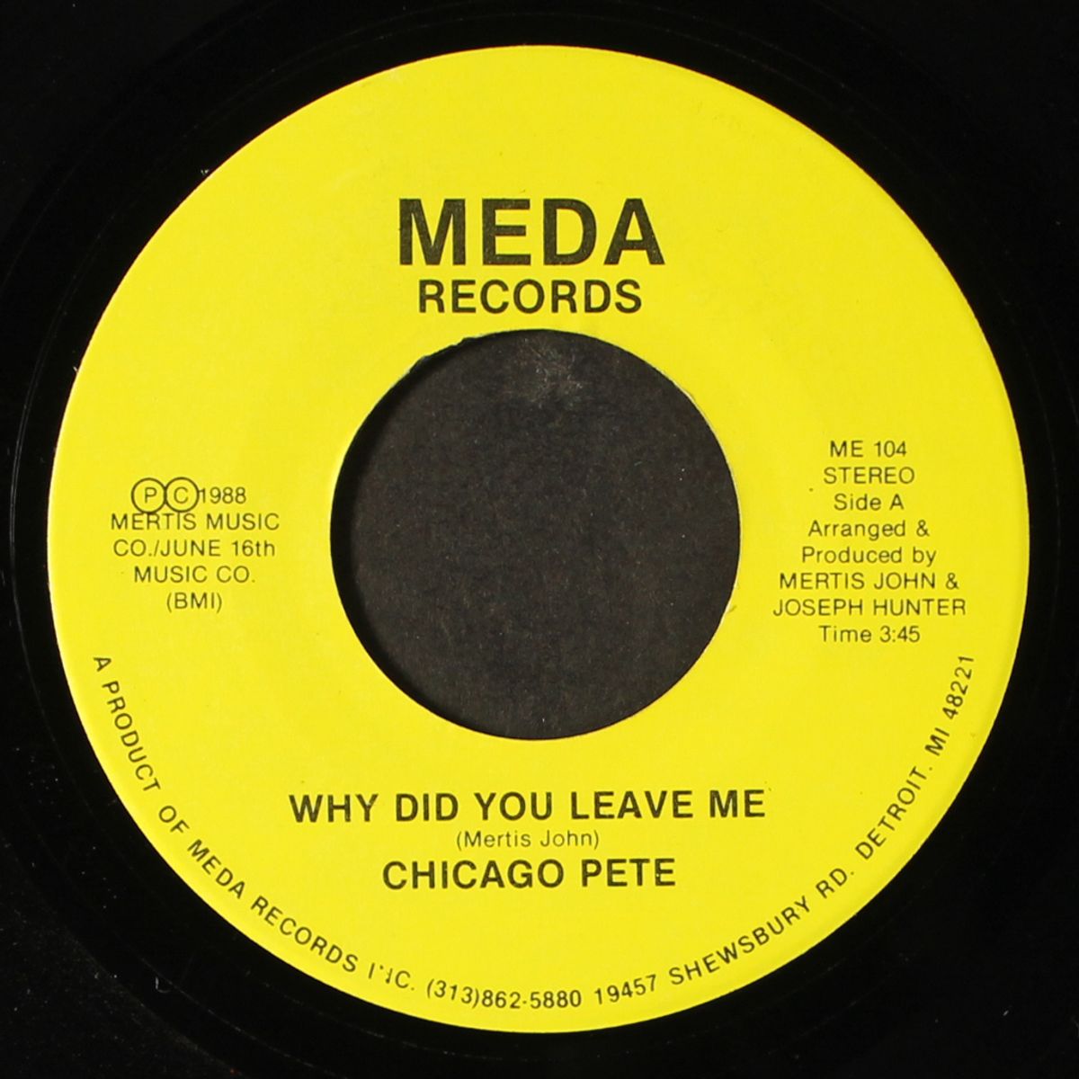 why did you leave me / you're still the one by CHICAGO PETE