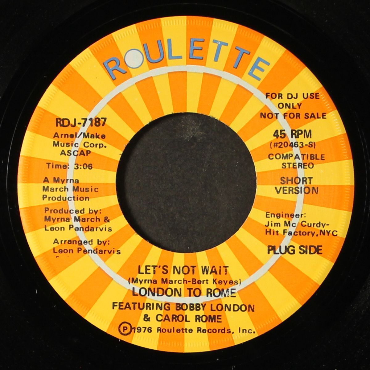 let's not wait / short by LONDON TO ROME