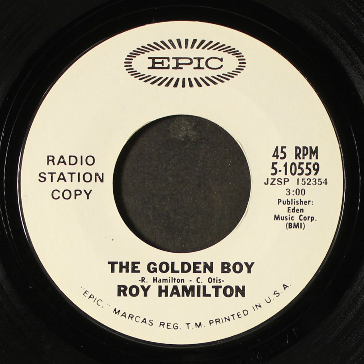 the golden boy / same by ROY HAMILTON