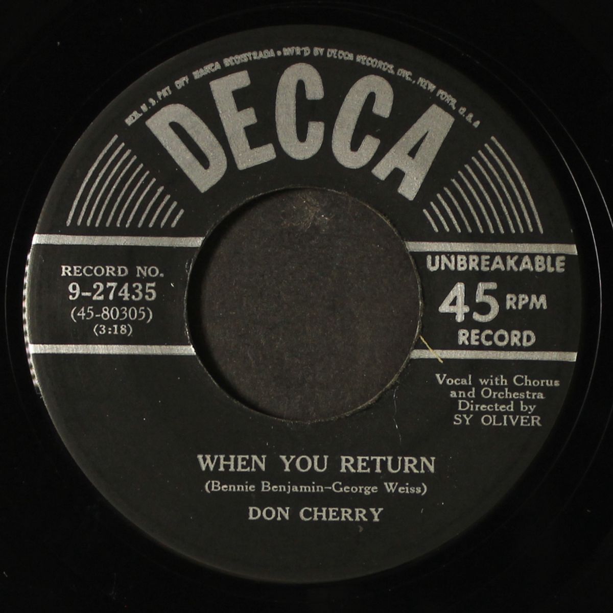 when you return / the seven wonders of the world by DON CHERRY