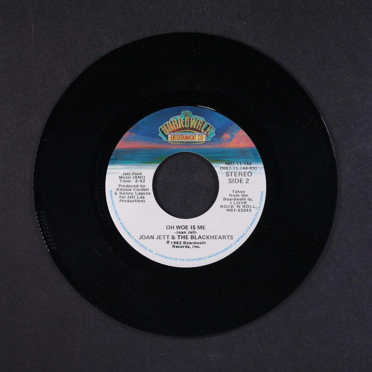 crimson and clover / oh woe is me by JOAN JETT & BLACKHEARTS