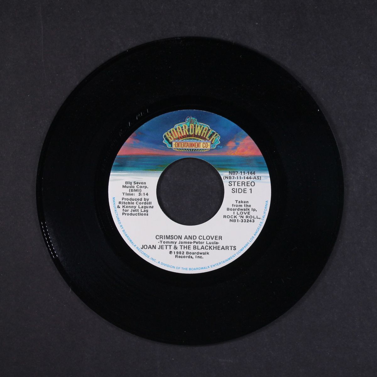 crimson and clover / oh woe is me by JOAN JETT & BLACKHEARTS