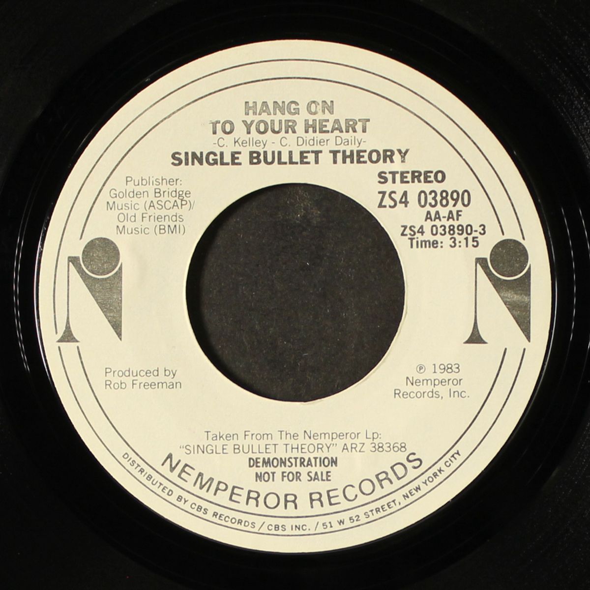 hang on to your heart / same by SINGLE BULLET THEORY