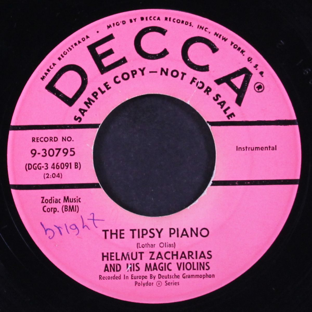 crazy violins / the tipsy piano by HELMUT ZACHARIAS