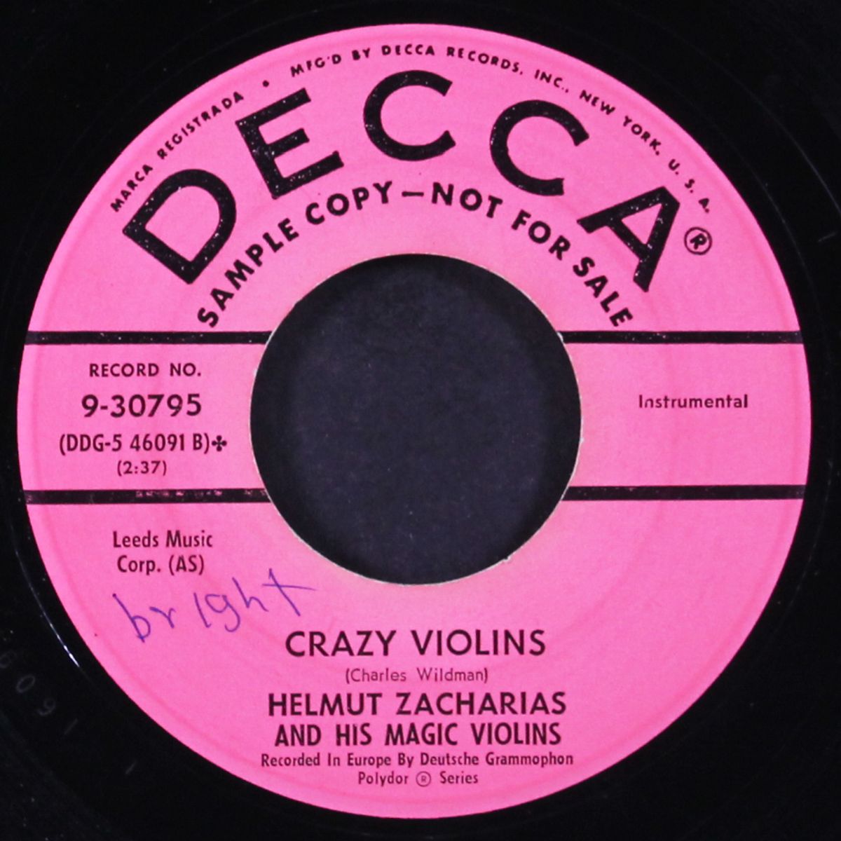 crazy violins / the tipsy piano by HELMUT ZACHARIAS