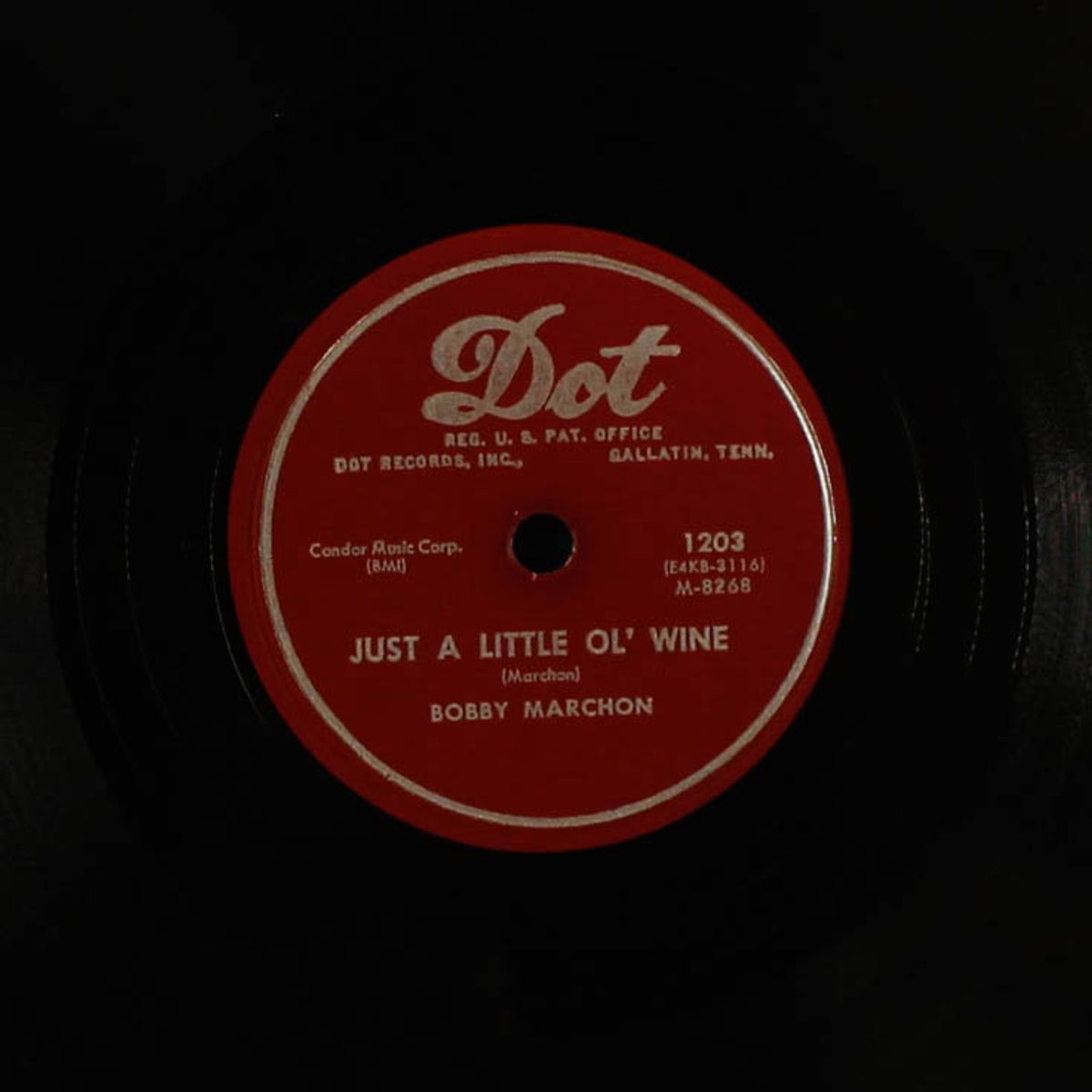 you made a fool of me / just a little ol' wine by BOBBY MARCHAN