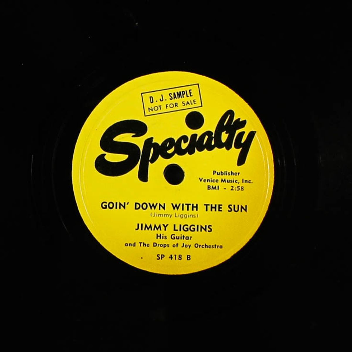 that's what's knockin' me out / goin' down with the sun by JIMMY LIGGINS