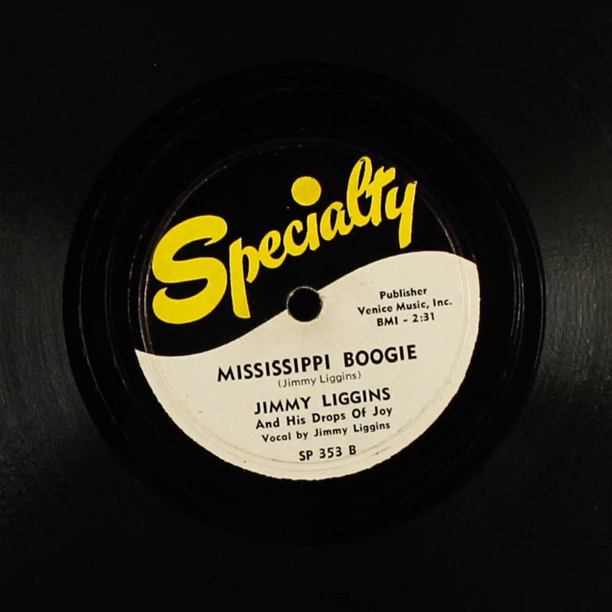 misery blues / mississippi boogie by JIMMY LIGGINS