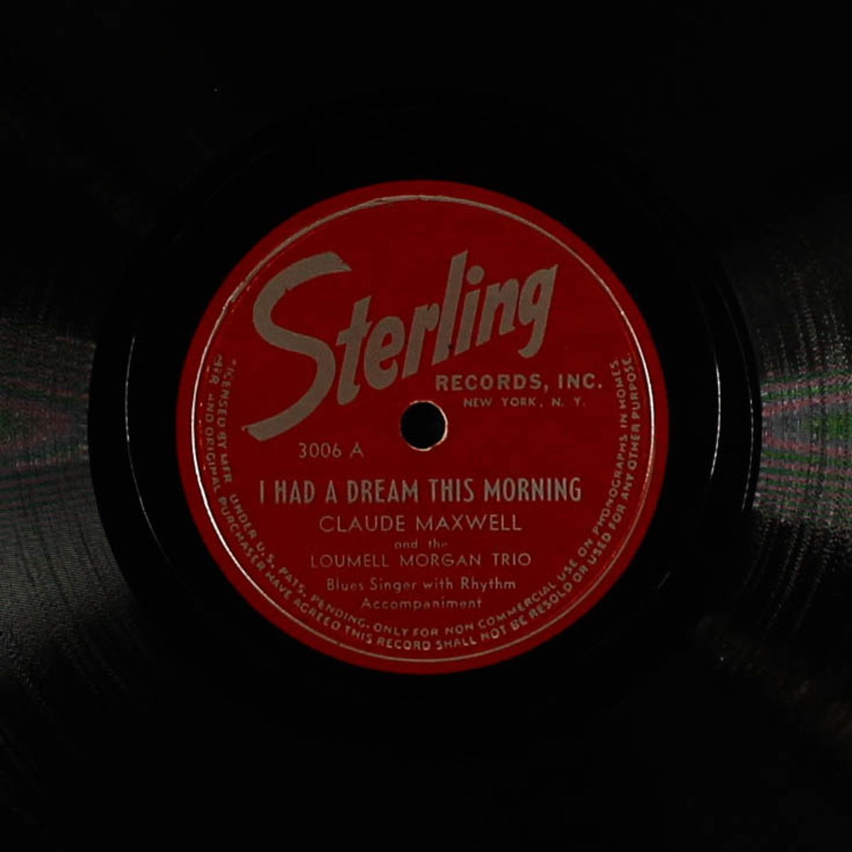 bad woman blues / i had a dream this morning by CLAUDE MAXWELL