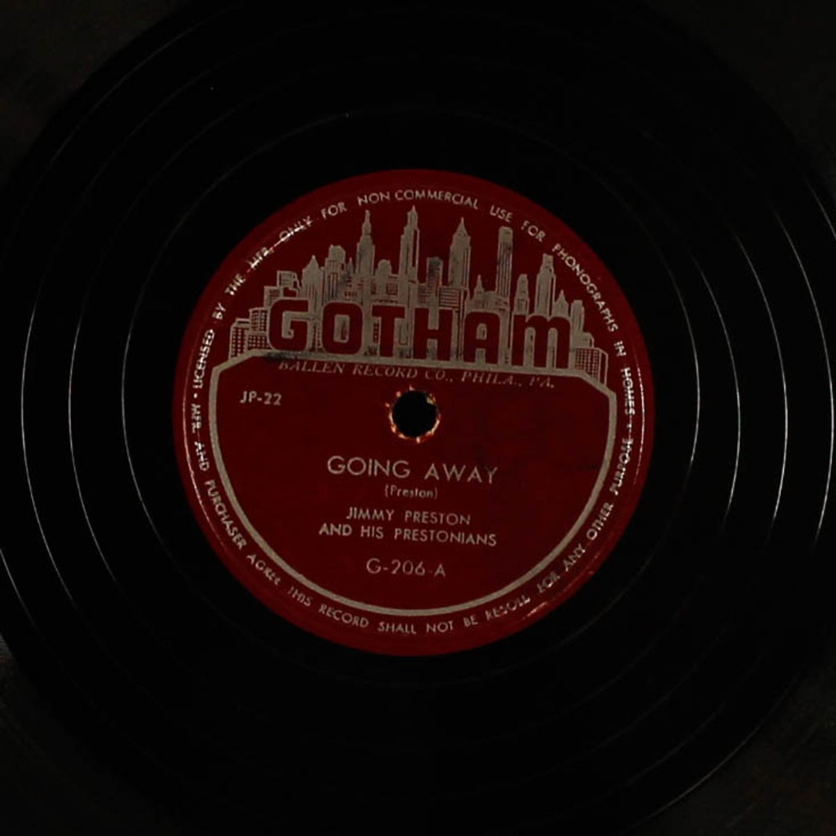going away / credit blues by JIMMY PRESTON