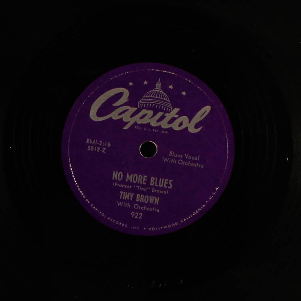 slow-motion baby / no more blues by TINY BROWN