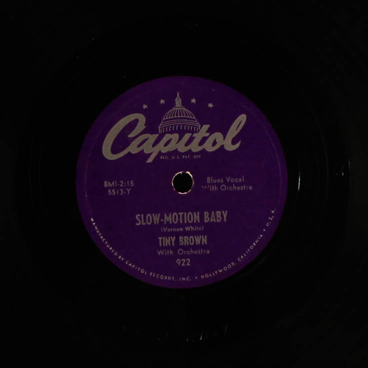 slow-motion baby / no more blues by TINY BROWN