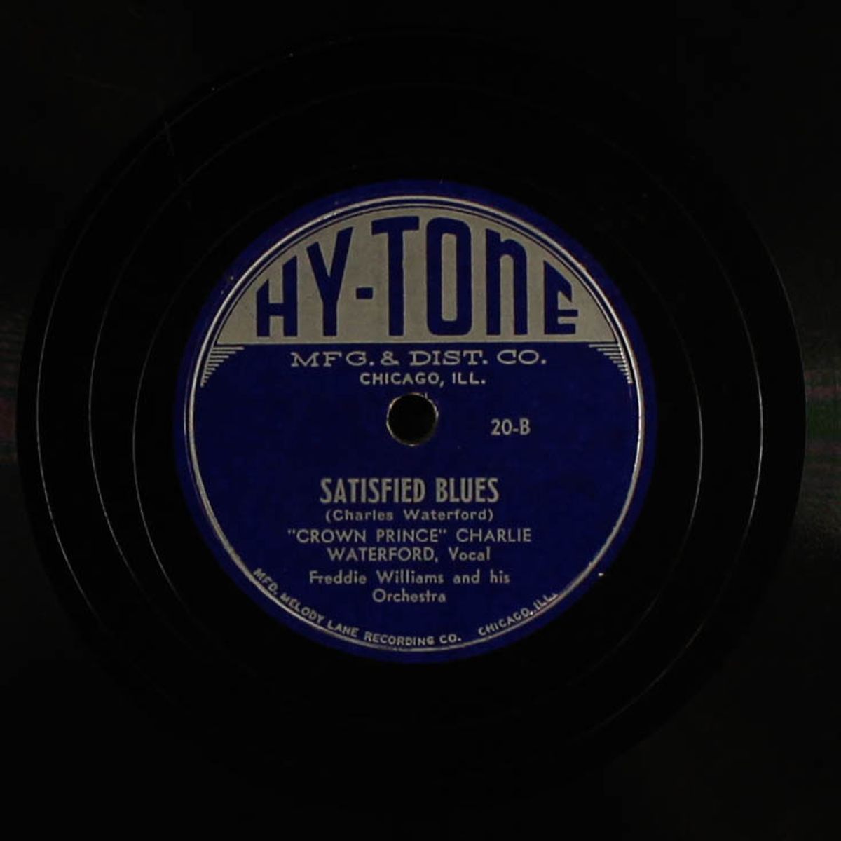 girl friend blues / satisfied blues by CROWN PRINCE WATERFORD