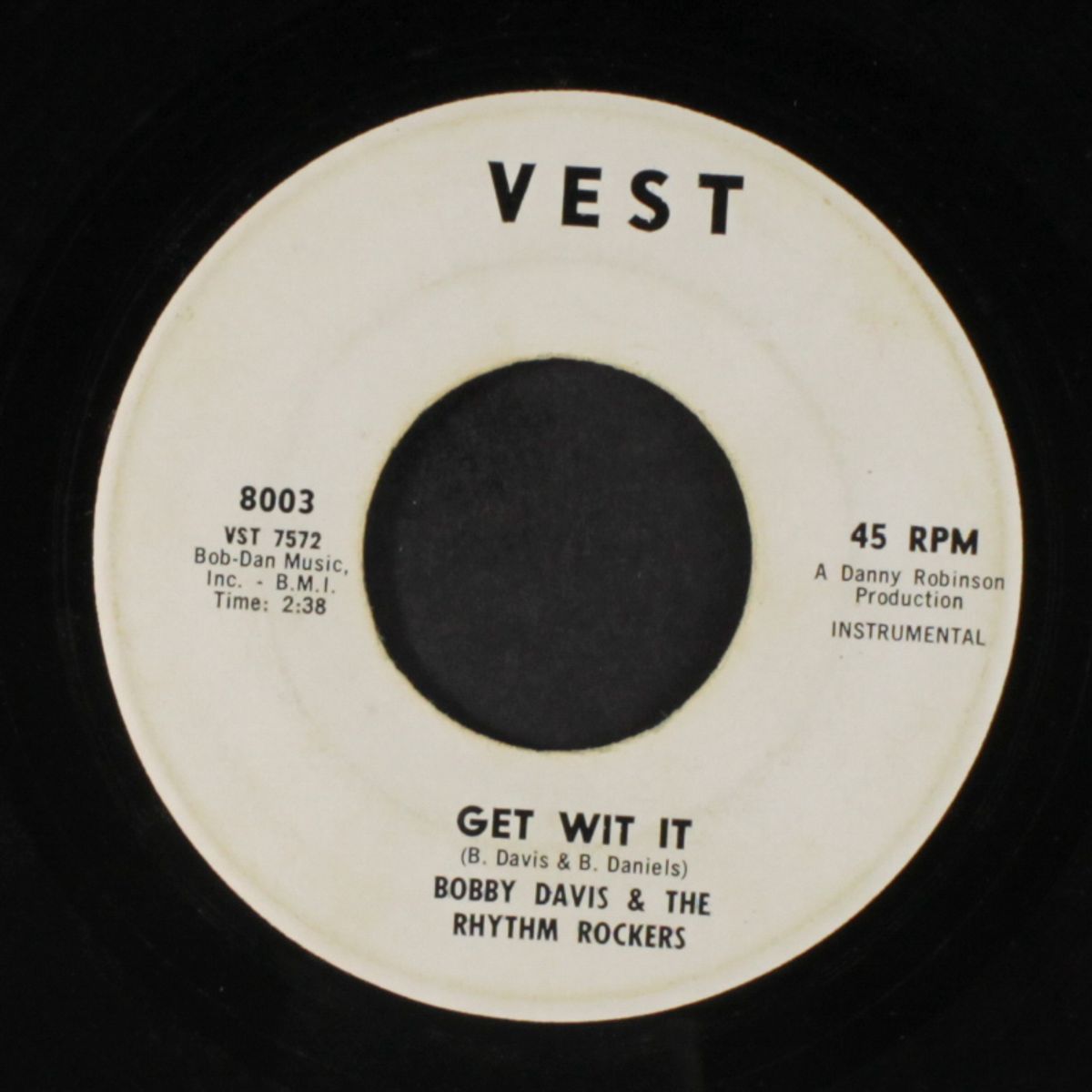 get wit it / the monkey shout by BOBBY DAVIS & RHYTHM ROCKERS