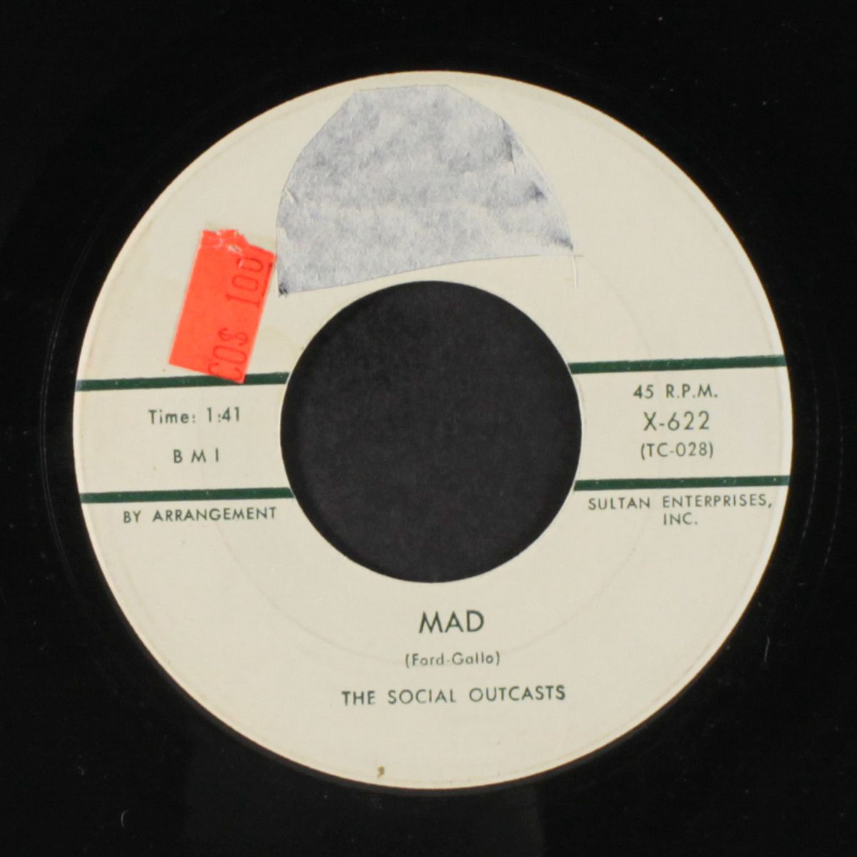 mad / blue guitar by SOCIAL OUTCASTS / RONNIE & RENEGADES