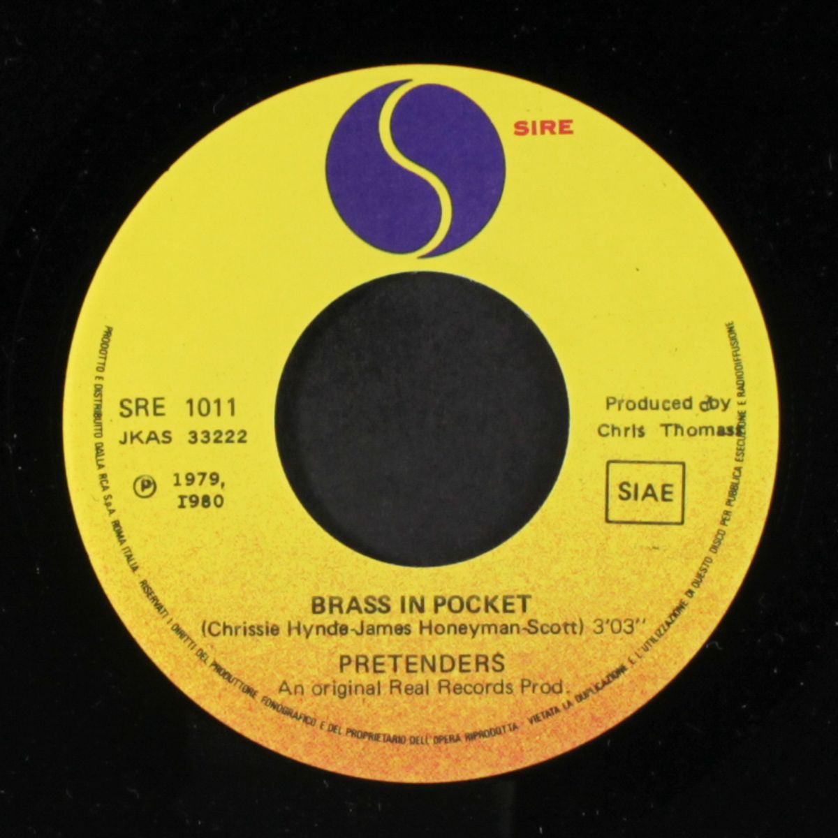 stop your sobbing / brass in pockett by PRETENDERS